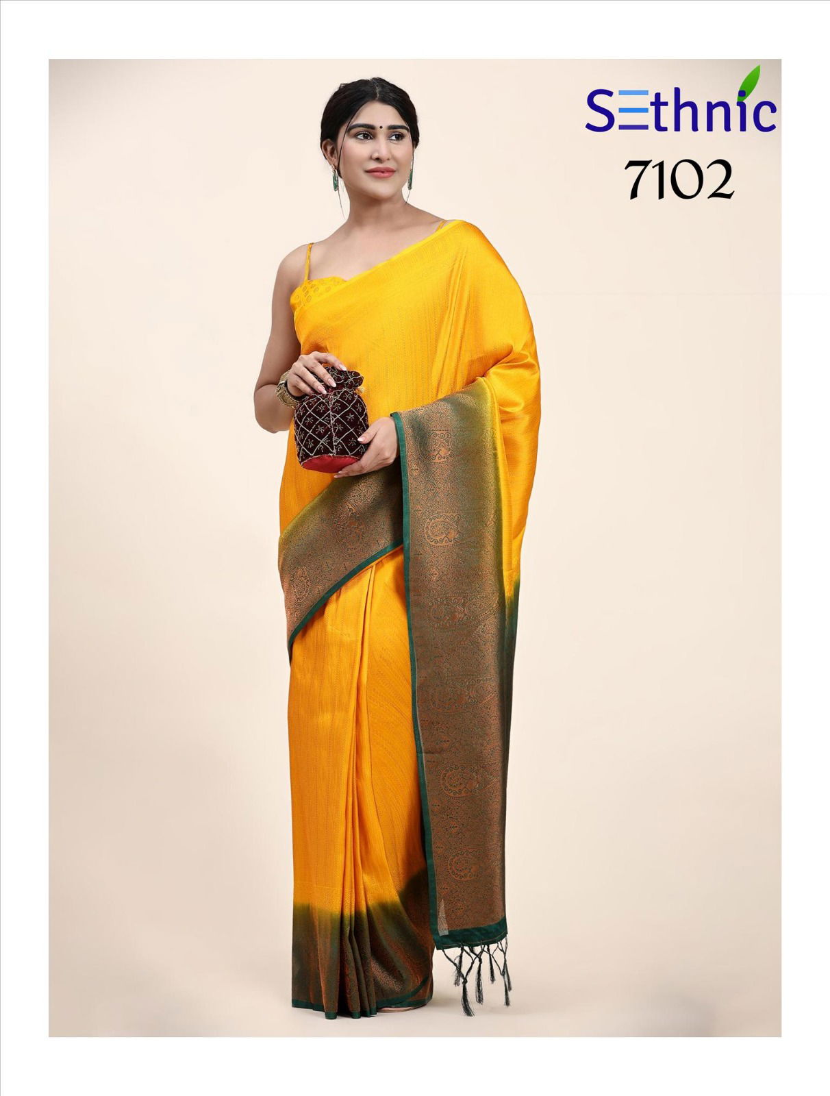 Sethnic Kubera Fancy Soft Zari Silk Saree Collection
